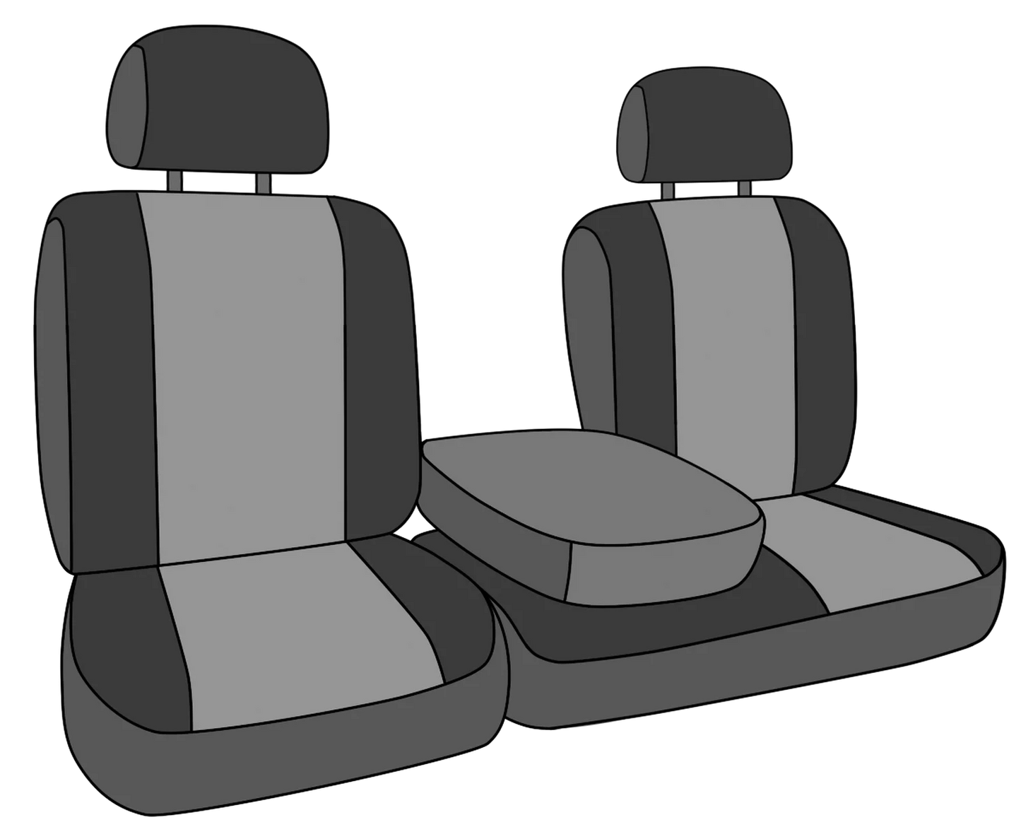 & Back for Mossy Sorento Split 60/40 KA122-79MB Grass Covers Kia Oak Trim with Cushion 40/20/40 - Black Center Seat Blades Insert Shadow CalTrend 2016-2019